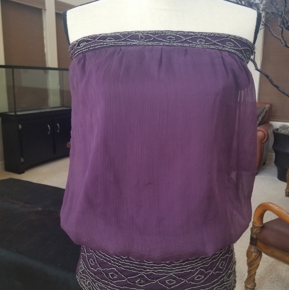 Strapless top